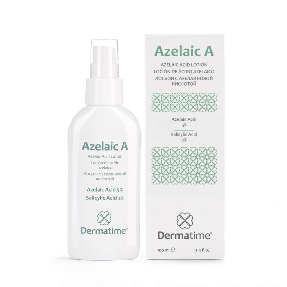 Azelaic A lotion DERMATIME 100ml Лосьон с азелаиновой кислотой 100мл Azelaic A lotion DERMATIME 100ml\Лосьон с азелаиновой кислотой 100мл