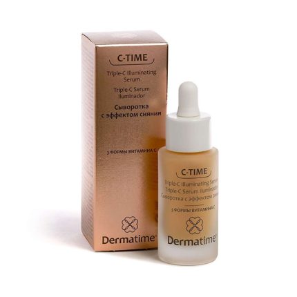 C-TIME serum DERMATIME 30ml \Сыворотка с эффектом сияния 3 формы витамина С 30мл