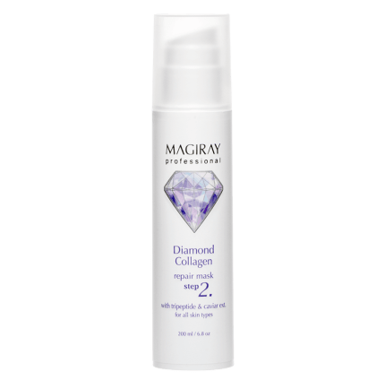 DIAMOND collagen repair mask krok 2 200ml / Maska żelowa z pudrem diamentowym - 200ml