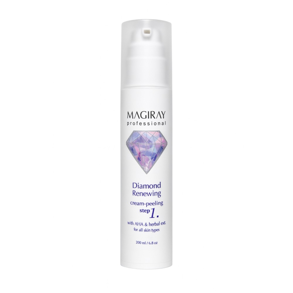 Diamond Renewing 1 DIAMOND Renewing Cream-Peeling Step 1/ Diamentowy Krem-Peeling Z Kwasami AHA 200 ml - obrazek 1