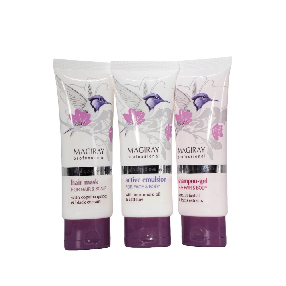 Travel Set SPA Travel Set (Shampoo+Conditioner+Moisturizer) / Zestaw podróżniczy (szampon+odżywka+hydroterapia) 3*50 ml - obrazek 1