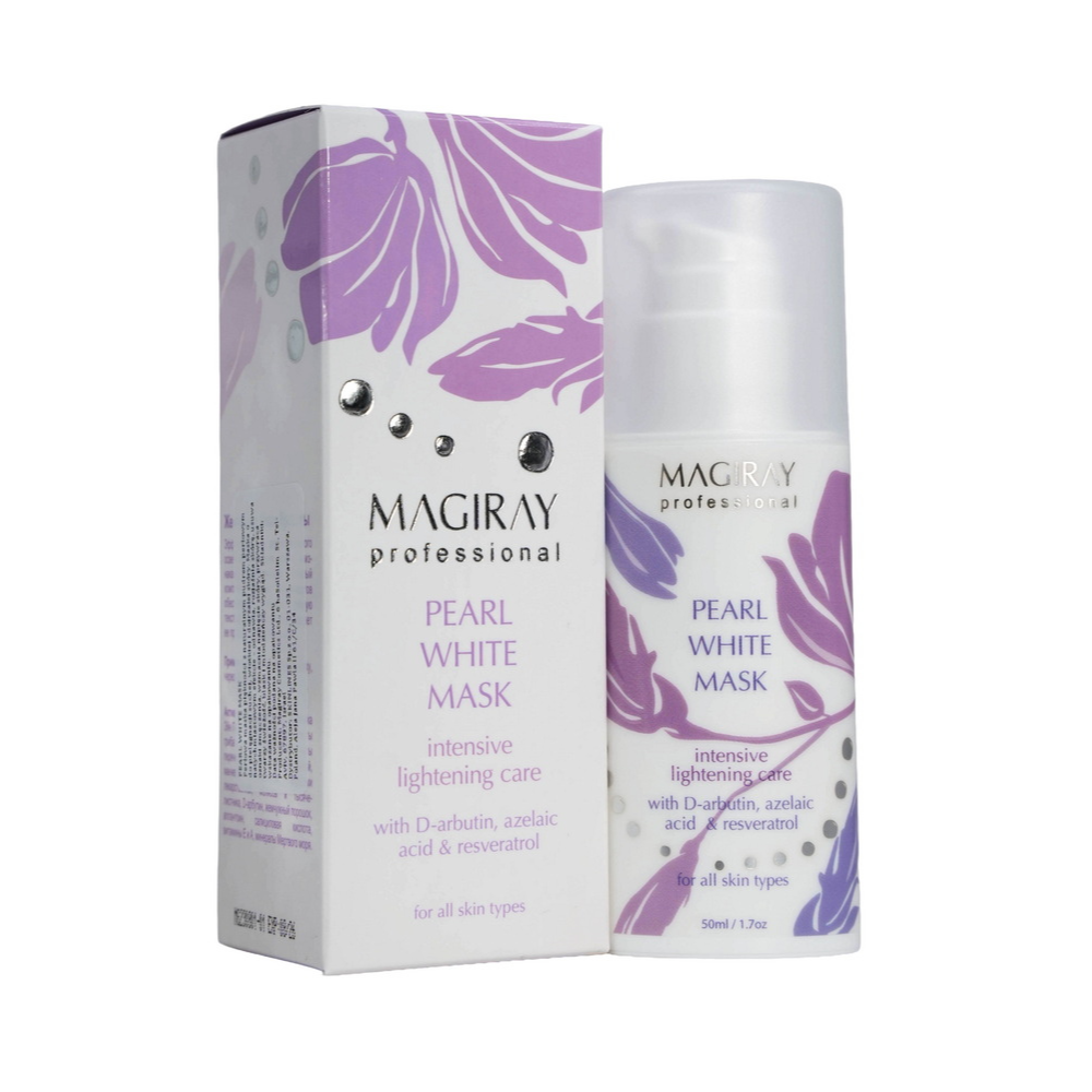 Pearl White Mask PEARL White Mask / Rozjaśniająca Perłowa Maska 50ml - obrazek 1